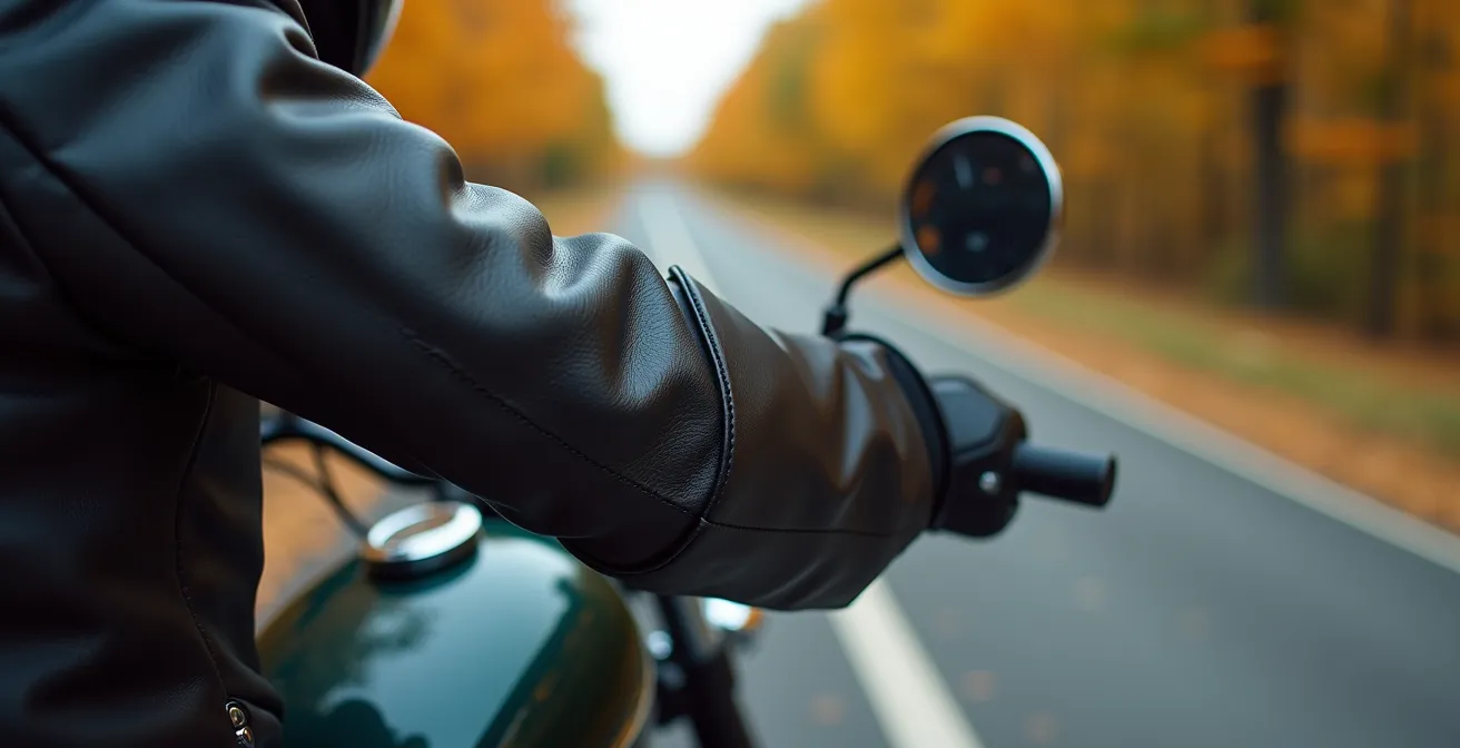 Gros plan sur les mains du passager signalant au pilote